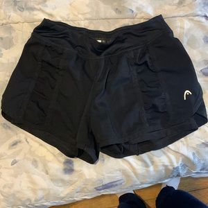 Black Head running shorts